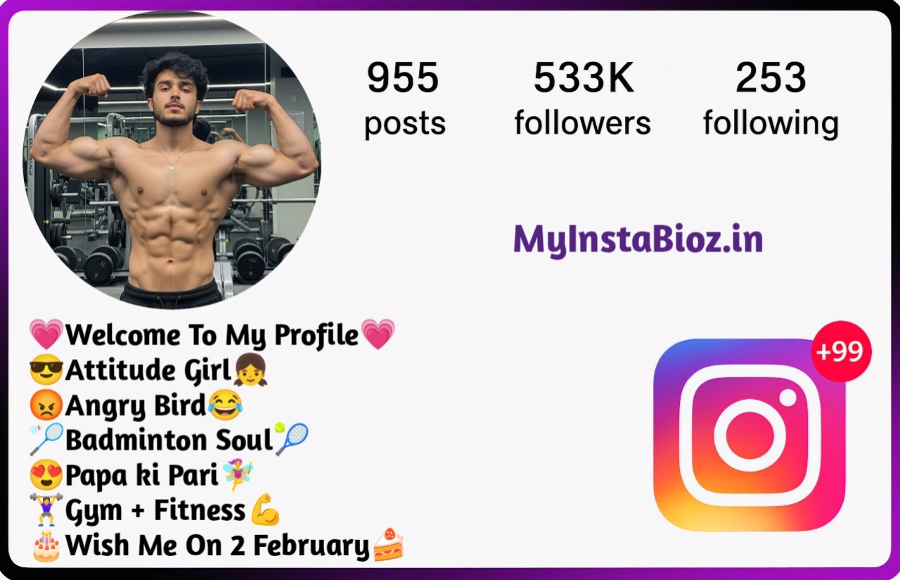 Gym Bio For Instagram