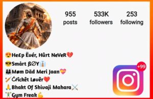 Instagram Bio For Shivaji Maharaj