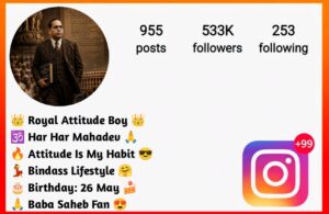 Jai Bhim Bio For Instagram