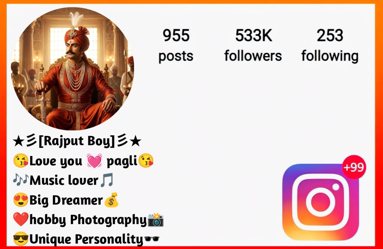 Rajput Bio For Instagram